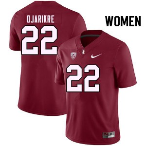 Women Che Ojarikre Cardinal Stanford Cardinal College Football #22 Jersey 393489-555