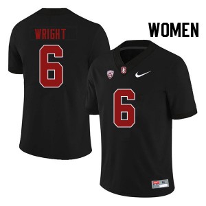 Women Collin Wright Black Cardinal College Football #6 Jersey 264379-994