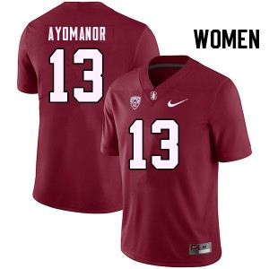 Women Elic Ayomanor Cardinal Stanford College Football #13 Jersey 920972-573
