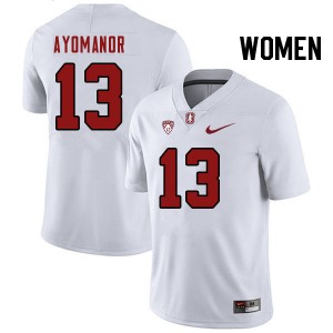 Women Elic Ayomanor White Stanford College Football #13 Jersey 459000-900