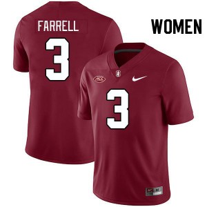 Women Bryce Farrell Cardinal Cardinal 2024 ACC Conference College Football #3 Jersey 381478-505