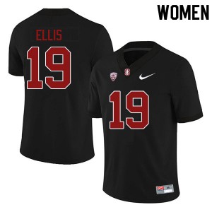 Women Caleb Ellis Black Cardinal College Football #19 Jersey 537211-158
