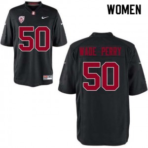 Women Dalyn Wade-Perry Black Cardinal College Football #50 Jersey 635076-226