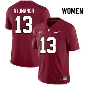 Women Elic Ayomanor Cardinal Cardinal 2024 ACC Conference College Football #13 Jersey 988075-682