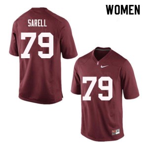 Women Foster Sarell Red Stanford Cardinal College Football #79 Jersey 941713-366