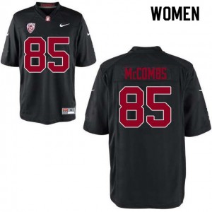 Women Kyle McCombs Black Stanford Cardinal College Football #85 Jersey 776741-176