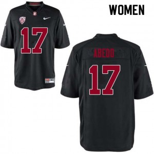 Women Paulson Abedo Black Stanford College Football #17 Jersey 892450-463