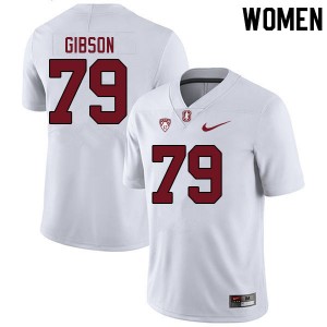 Women Will Gibson White Stanford Cardinal College Football #79 Jersey 538973-287