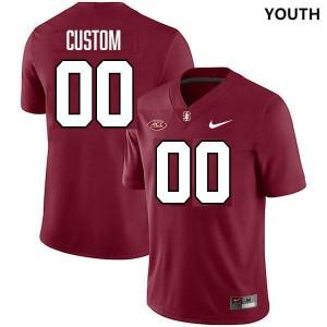 Youth Custom Cardinal Stanford 2024 ACC Conference College Football #00 Jersey 482014-887