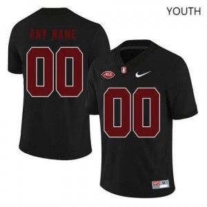 Youth Custom Black Cardinal 2024 ACC Conference College Football #00 Jersey 314199-538