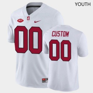 Youth Custom White Cardinal 2024 ACC Conference College Football #00 Jersey 196545-777