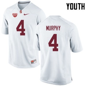 Youth Alameen Murphy White Stanford Cardinal College Football #4 Jersey 806405-806
