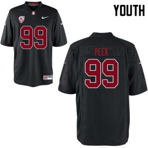 Youth Bo Peek Black Stanford College Football #99 Jersey 437051-522