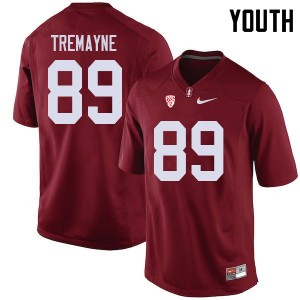 Youth Brycen Tremayne Cardinal Stanford University College Football #89 Jersey 544772-918