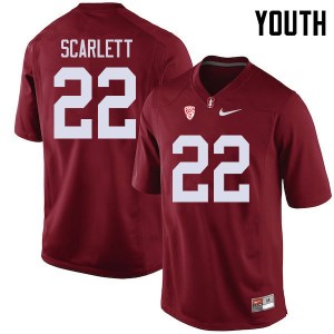 Youth Cameron Scarlett Cardinal Cardinal College Football #22 Jersey 324928-113