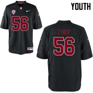 Youth Jake Lynch Black Stanford University College Football #56 Jersey 362918-600