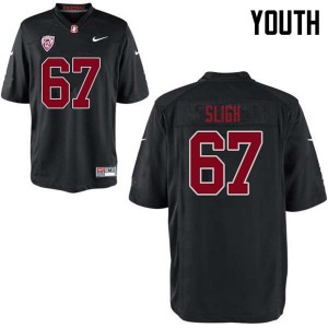Youth Nicholas Sligh Black Cardinal College Football #67 Jersey 751680-773