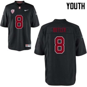 Youth Treyjohn Butler Black Stanford College Football #8 Jersey 926346-860