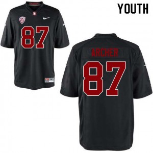 Youth Bradley Archer Black Cardinal College Football #87 Jersey 804320-730
