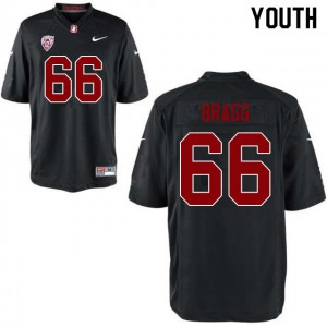 Youth Branson Bragg Black Stanford University College Football #66 Jersey 956895-700