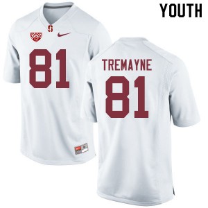 Youth Brycen Tremayne White Stanford College Football #81 Jersey 443023-253