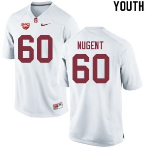Youth Drake Nugent White Stanford Cardinal College Football #60 Jersey 810483-229