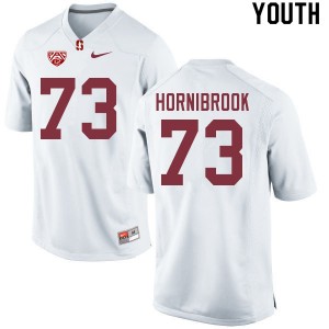 Youth Jake Hornibrook White Stanford University College Football #73 Jersey 347368-146