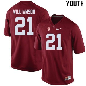 Youth Kendall Williamson Cardinal Stanford Cardinal College Football #21 Jersey 508320-535