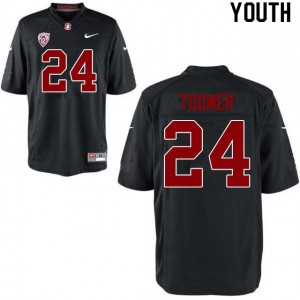 Youth Nicolas Toomer Black Cardinal College Football #24 Jersey 431296-201