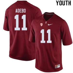 Youth Paulson Adebo Cardinal Cardinal College Football #11 Jersey 763203-434