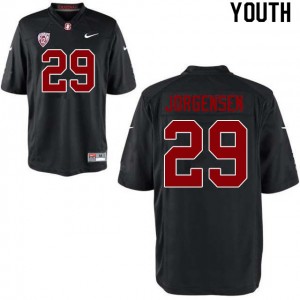 Youth Spencer Jorgensen Black Stanford Cardinal College Football #29 Jersey 902771-332