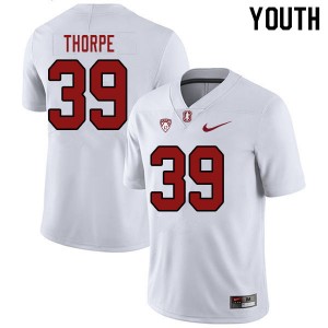 Youth Alexander Thorpe White Cardinal College Football #39 Jersey 915922-202