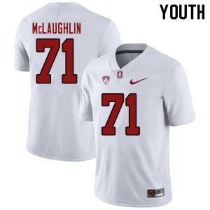 Youth Connor McLaughlin White Cardinal College Football #71 Jersey 849370-357