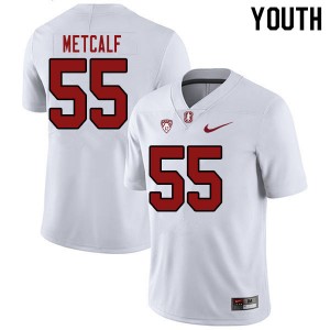 Youth Drake Metcalf White Stanford University College Football #55 Jersey 826067-976
