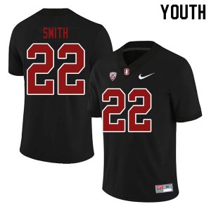 Youth E.J. Smith Black Stanford Cardinal College Football #22 Jersey 758541-774