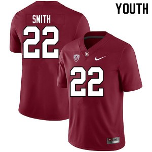 Youth E.J. Smith Cardinal Stanford College Football #22 Jersey 738577-975