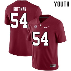 Youth Jake Koffman Cardinal Cardinal College Football #54 Jersey 432864-439