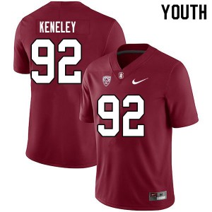 Youth Lance Keneley Cardinal Stanford College Football #92 Jersey 266351-524