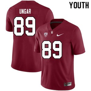 Youth Lukas Ungar Cardinal Stanford College Football #89 Jersey 451419-826
