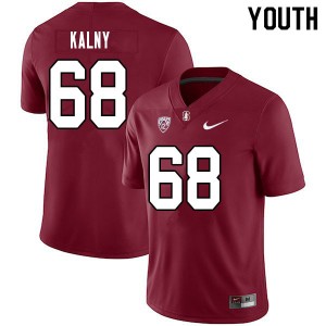 Youth Max Kalny Cardinal Stanford Cardinal College Football #68 Jersey 421971-764