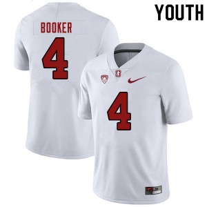 Youth Thomas Booker White Cardinal College Football #4 Jersey 939102-490