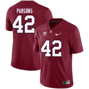 Youth Bailey Parsons Cardinal Stanford Cardinal College 2023 Football #42 Jersey 510408-319