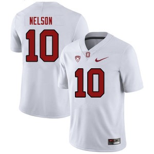 Youth Beau Nelson White Stanford College 2023 Football #10 Jersey 539035-912