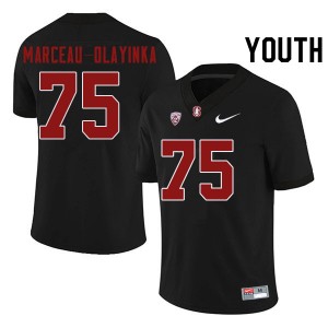 Youth Braden Marceau-Olayinka Black Cardinal College Football #75 Jersey 647744-927