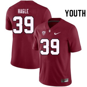Youth Brayden Hagle Cardinal Cardinal College Football #39 Jersey 303312-936