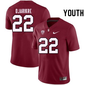 Youth Che Ojarikre Cardinal Stanford University College Football #22 Jersey 819046-164