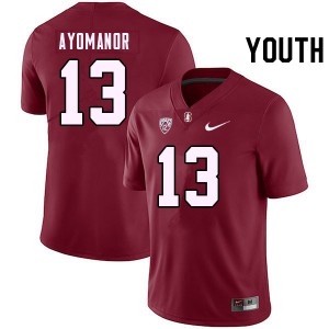 Youth Elic Ayomanor Cardinal Stanford College Football #13 Jersey 525688-774
