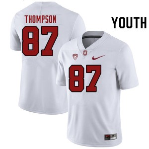 Youth Jason Thompson White Stanford Cardinal College Football #87 Jersey 896969-973