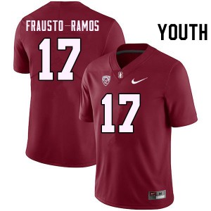 Youth Jshawn Frausto-Ramos Cardinal Stanford College Football #17 Jersey 257154-891