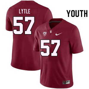 Youth Spencer Lytle Cardinal Stanford University College Football #57 Jersey 932062-137